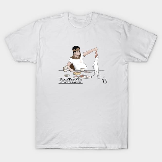 Duzie and Krys - Snack Break T-Shirt by PageTurnerComics